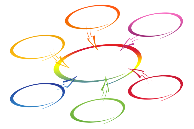 Children learning together in a community-based education setting